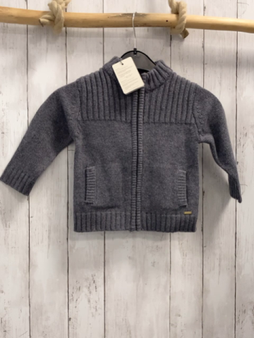 Bellybutton neu Strickjacke Gr. 92  grau 50% Schurwolle 