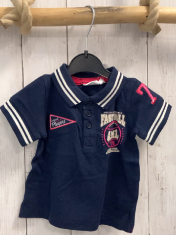 blue seven neu T-Shirt Gr. 68  blau weißer Streifen am Kragen 