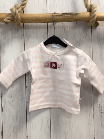 blue seven neu Langarmshirt Gr. 50  weiß rosa Herzen NP 9,90 €