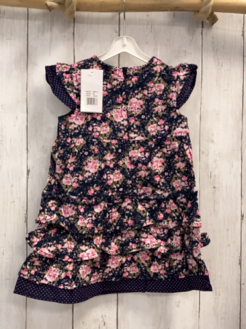 Blue seve neu Kleid Gr. 80  blau Blumen Punkte Rüsschen