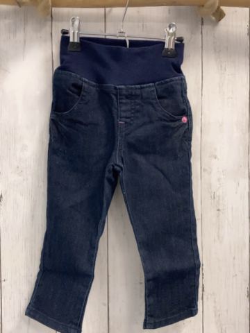 Bellybutton neu Hose Gr. 80  blau Jeans hoher Bund 