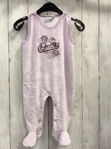 2tlg neu Blue seven Strampler + Jäckchen Gr. 68  flieder weiß gestreift Nicky + flieder Nicky