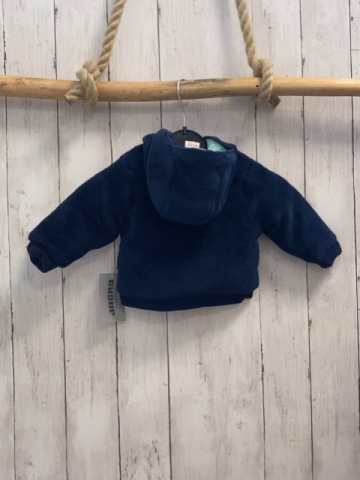 Jacky neu Plüschjacke Gr. 56  blau mit Kapuze