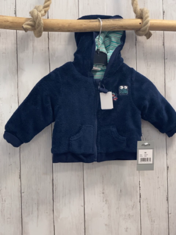 Jacky neu Plüschjacke Gr. 56  blau mit Kapuze