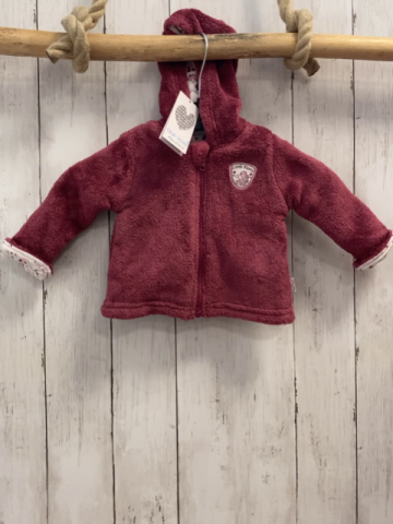 Blue seven neu Plüschjacke Gr. 56  beerenton Kapuze NP 14,50€