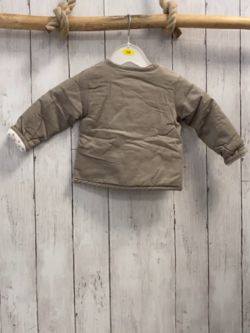 Boboli neu Kordjacke Gr. 68  beige Futter weiß gelbe Sterne gefüttert