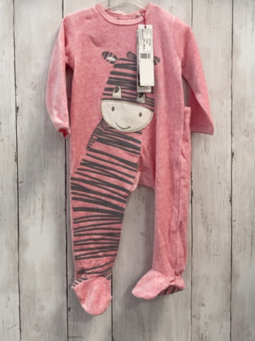 neu Boboli Schlafanzug Gr. 68  himbeerton Zebra Nicky