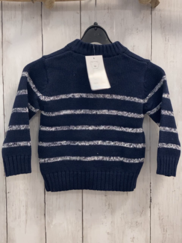 blue seven neu Pullover Gr. 74  blau weiße Streifen Strick