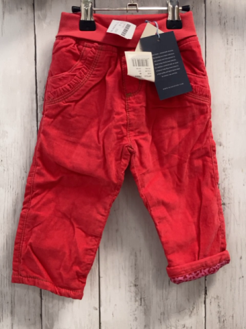 blue seven neu Hose Gr. 68  rot Kord gefüttert