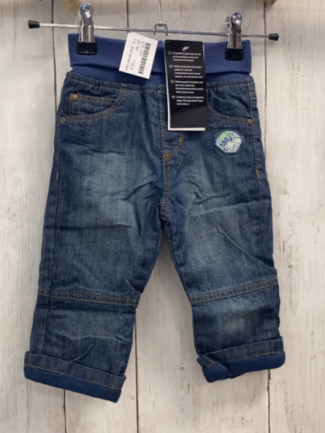 blue seven neu Hose Gr. 68  blau Jeans Dinoaufnäher gefüttert