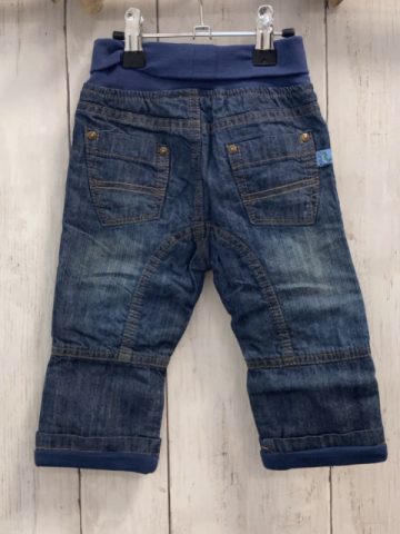 blue seven neu Hose Gr. 68  blau Jeans Dinoaufnäher gefüttert