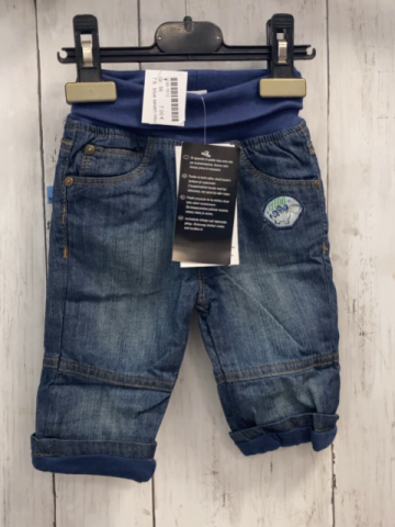 blue seven neu Hose Gr. 56  blau Jeans Dinoaufnäher gefüttert