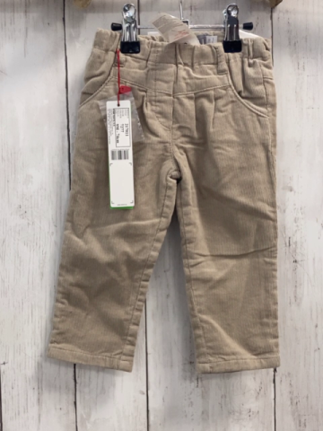 Boboli neu Hose Gr. 74  beige Kord gefüttert 
