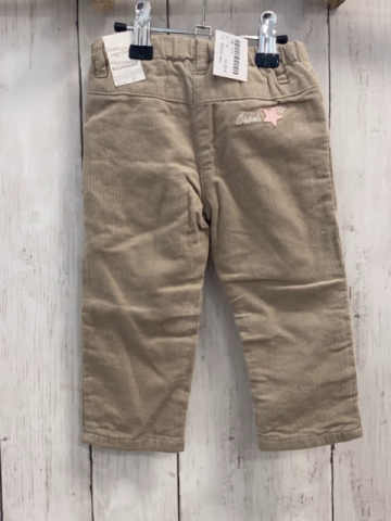 Boboli neu Hose Gr. 74  beige Kord gefüttert 