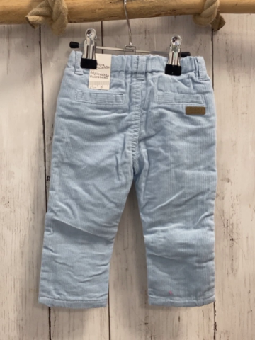Boboli neu Hose Gr. 68  hellblau Kord gefüttert