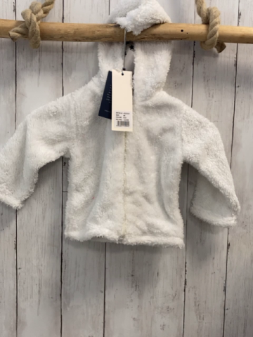 Blue seven neu Plüschjacke Gr. 68  weiß Kapuze