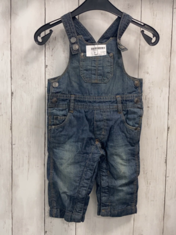 Blue seven neu Latzhose Gr. 68  blau Jeans braune Nähte gefüttert