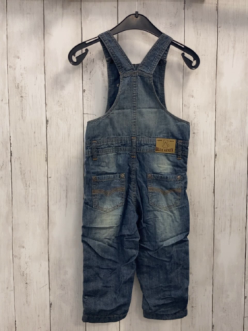 Blue seven neu Latzhose Gr. 86  blau Jeans braune Nähte gefüttert
