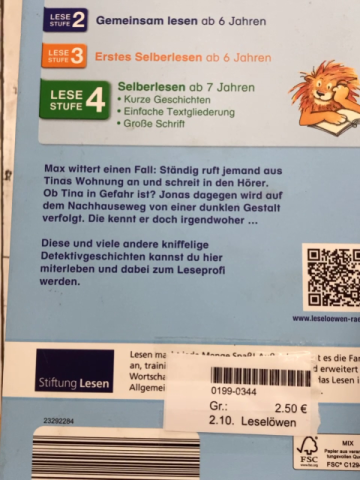 Leselöwen Leselernbuch Detektivgeschichten