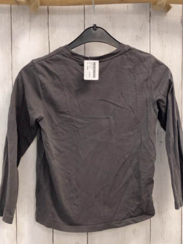 H&M  Langarmshirt  Gr. 110  grau grüne Minecraft Figur 