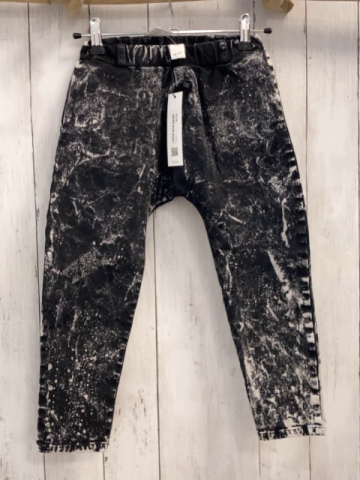 neu Booso  Jeggings  Gr. 116  grau hellgrau gemustert 