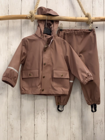 Mikk-Line  Regenanzug  Gr. 86/92  altrosa