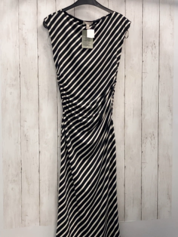 neu H&M  Kleid Gr. S schwarz weiße Streifen 