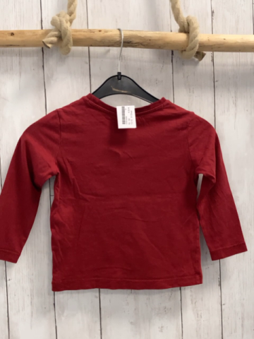 S´Oliver  Langarmshirt  Gr. 92  rot blauer Druck mit Krokodil