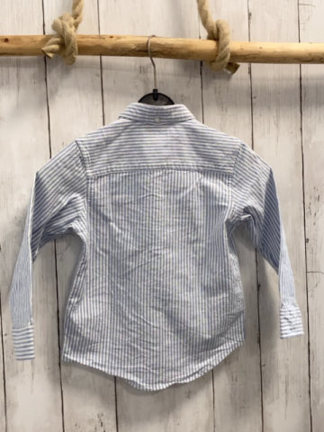 Next  Hemd  Gr. 110  weiß hellblaue Streifen