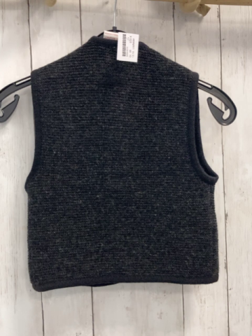 Litzlfelder  Weste  Gr. 98  grau 100 % Schurwolle Trachtenknöpfe 