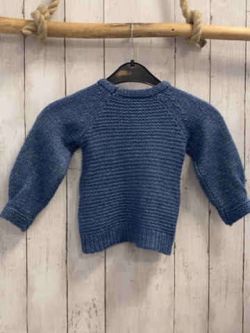 Name it  Pullover  Gr. 92  hellblau silber Glitzerfäden 