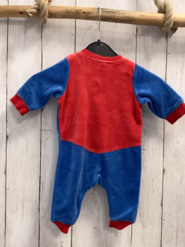H&M Schlafanzug Gr. 56  blau roter Bund Spiderman