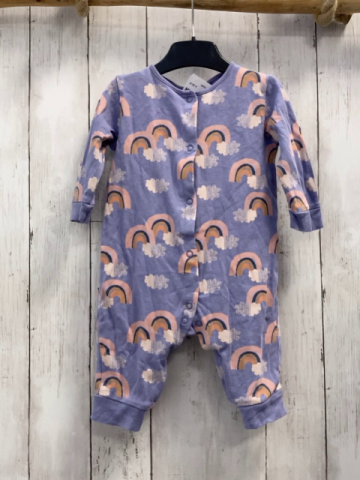 next Schlafanzug Gr. 74  fileder Bögen Wolken