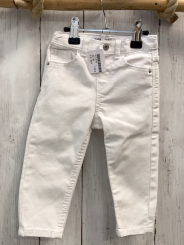 Zara  Hose  Gr. 86  weiß Bund verstellbar 