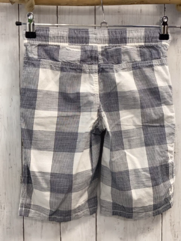   Shorts Gr. 140  grau weiß kariert 