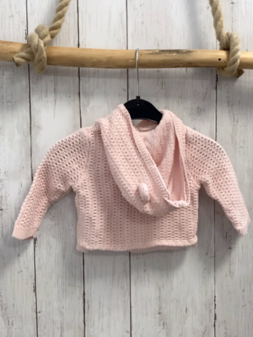 Tommy Bahama  Strickjacke  Gr. 62  rosa Kapuze mit Ohren 