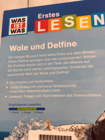 Was ist was? Erstes Lesen  Buch Wale und Delfine 