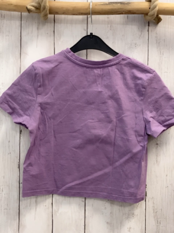 Okaidi  T-Shirt  Gr. 122  lavendel Palme Schrift 