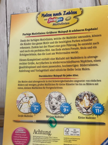 neu  Kreativspiel  Malen nach Zahlen Pferde 