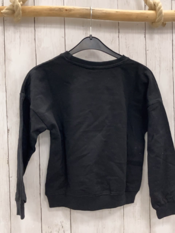 neu  Pullover Gr. 122  schwarz Sonic weiße Schrift 