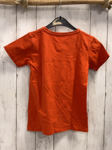 Dunes Stores  T-Shirt  Gr. 122  orange Schrift 