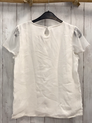 neu  T-Shirt  Gr. 158  weiß zweilagig 