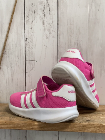 Adidas  Schuhe  Gr. 27  pink weiße Streifen + weiße Sohle 