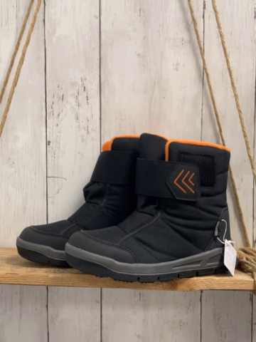 pepperts neu  Boots  Gr. 35  schwarz orange Fleecefutter 