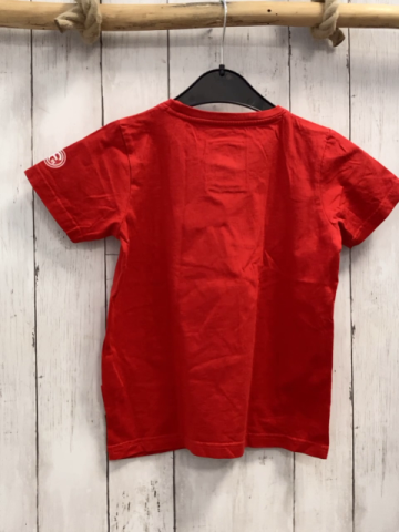   T-Shirt  Gr. 128  rot Fortuna 