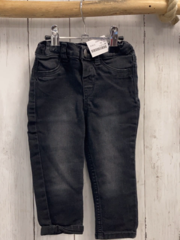 H&M  Hose  Gr. 80  schwarz Jeans Bund verstellbar 