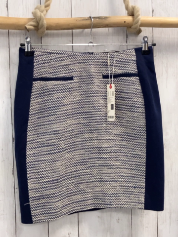 neu Esprit  Rock Gr. 36  blau + ceme blaue Zackenstreifen NP  49,9 € 