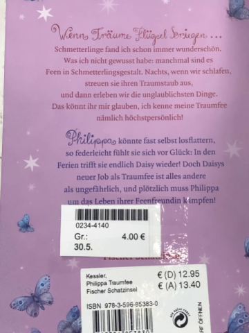   Buch Philippa und die Traumfee 