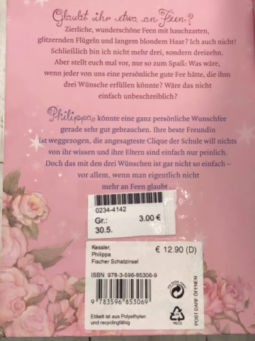   Buch Philippa und die Wunschfee 