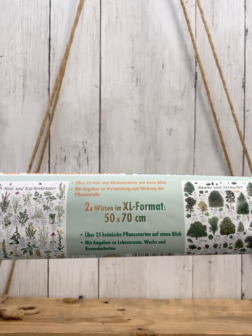 neu 2 Poster Kräuter / Bäume 